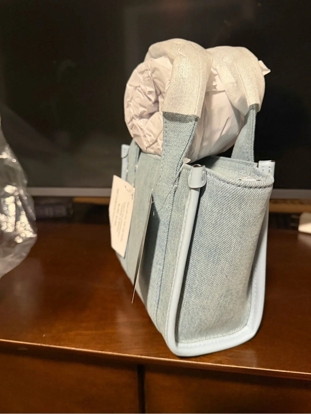 kate spade Light Blue Denim Mini Tote